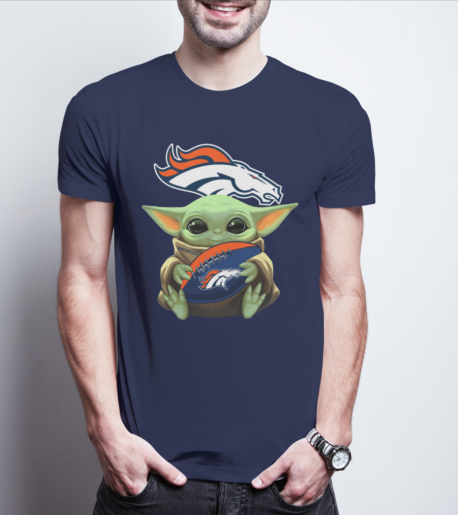 Broncos Baby Yoda T-Shirt