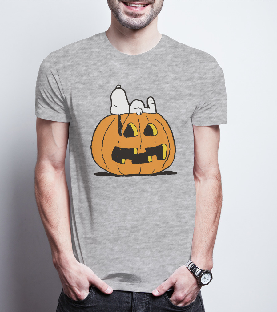 Snoopy Halloween Pumpkin Peanuts T-Shirt