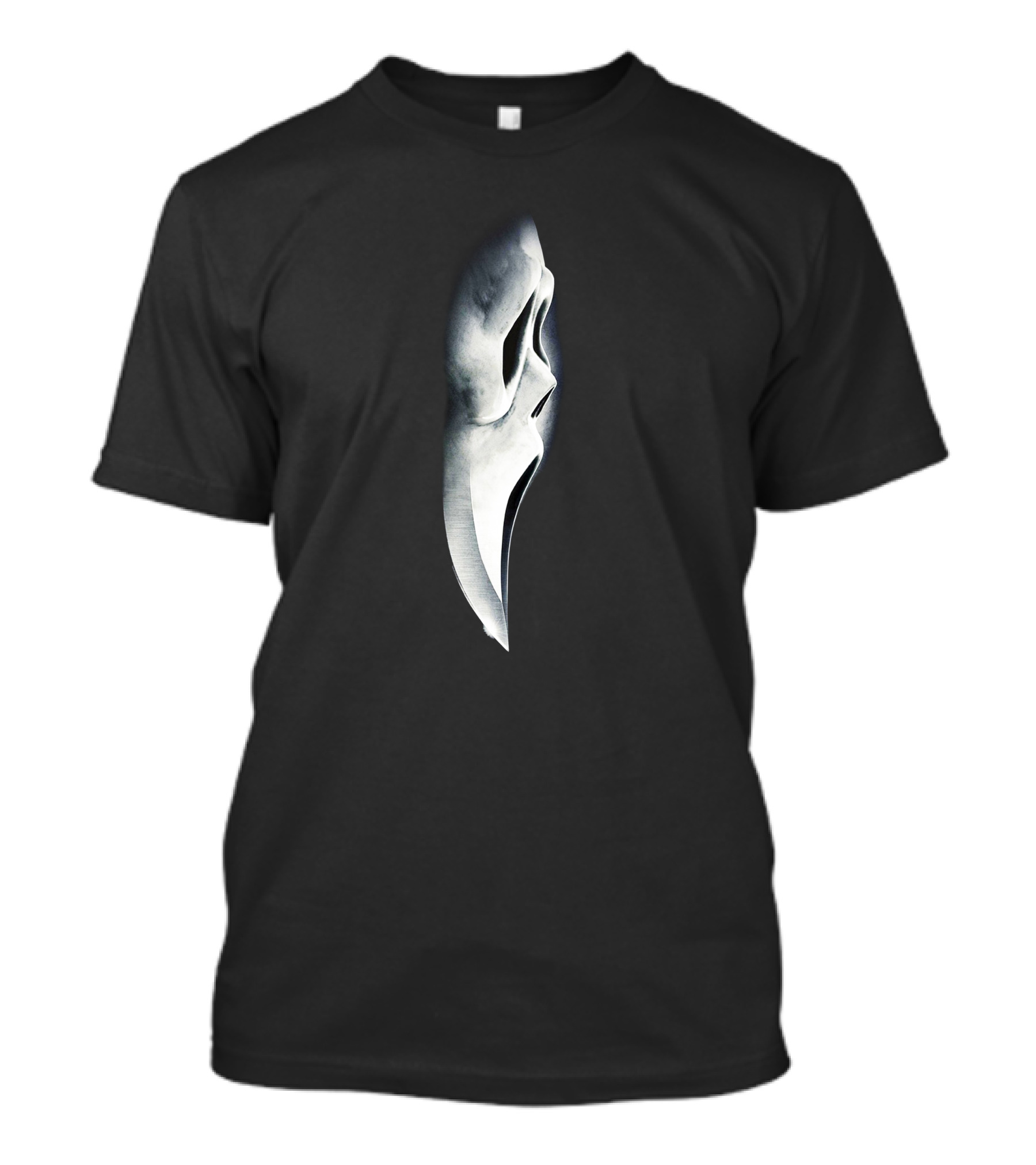 Ghostface Mask Scream Knife Horror Movie Slasher Halloween T-Shirt