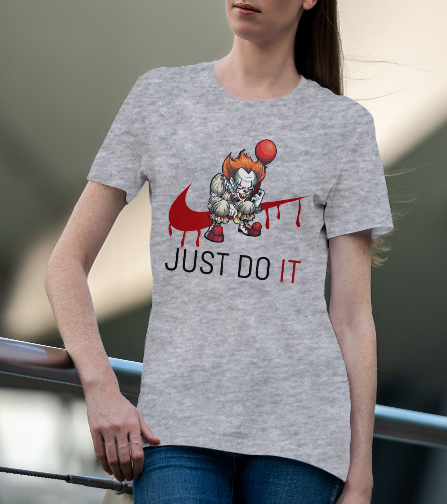 JUST DO IT Halloween Pennywise Balloon T-Shirt