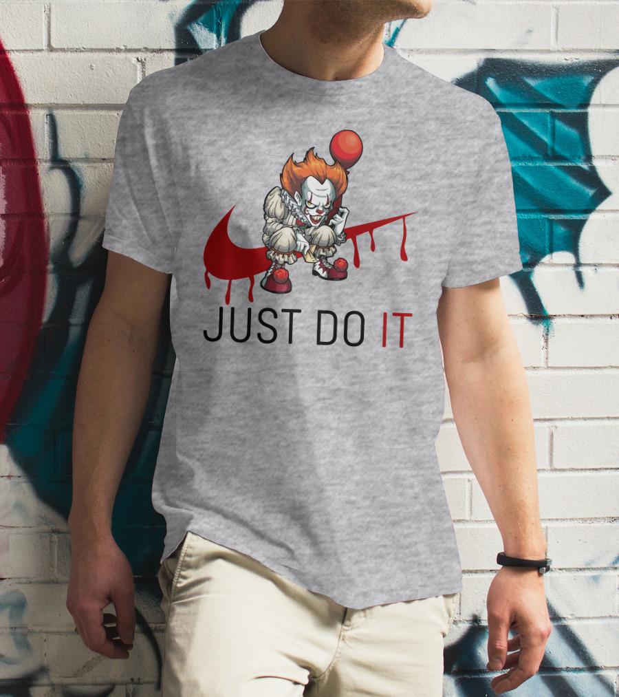 JUST DO IT Halloween Pennywise Balloon T-Shirt