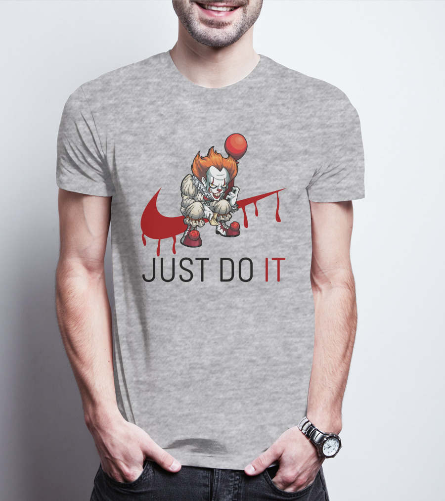 JUST DO IT Halloween Pennywise Balloon T-Shirt