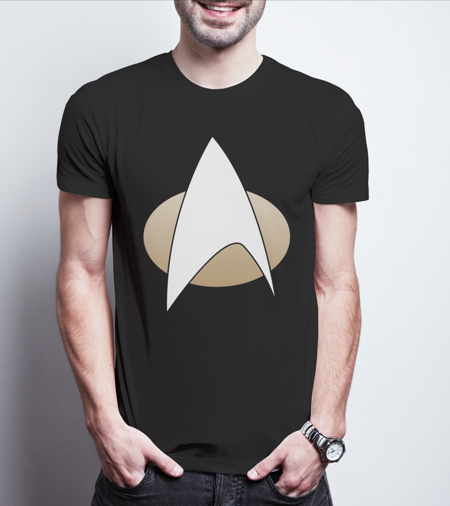 Star Trek Command Red Paneled Uniform Badge Insignia T-Shirt