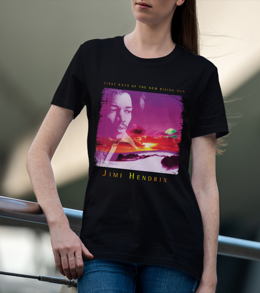 Jimi Hendrix First Rays Of The New Rising Sun Sunset T-Shirt