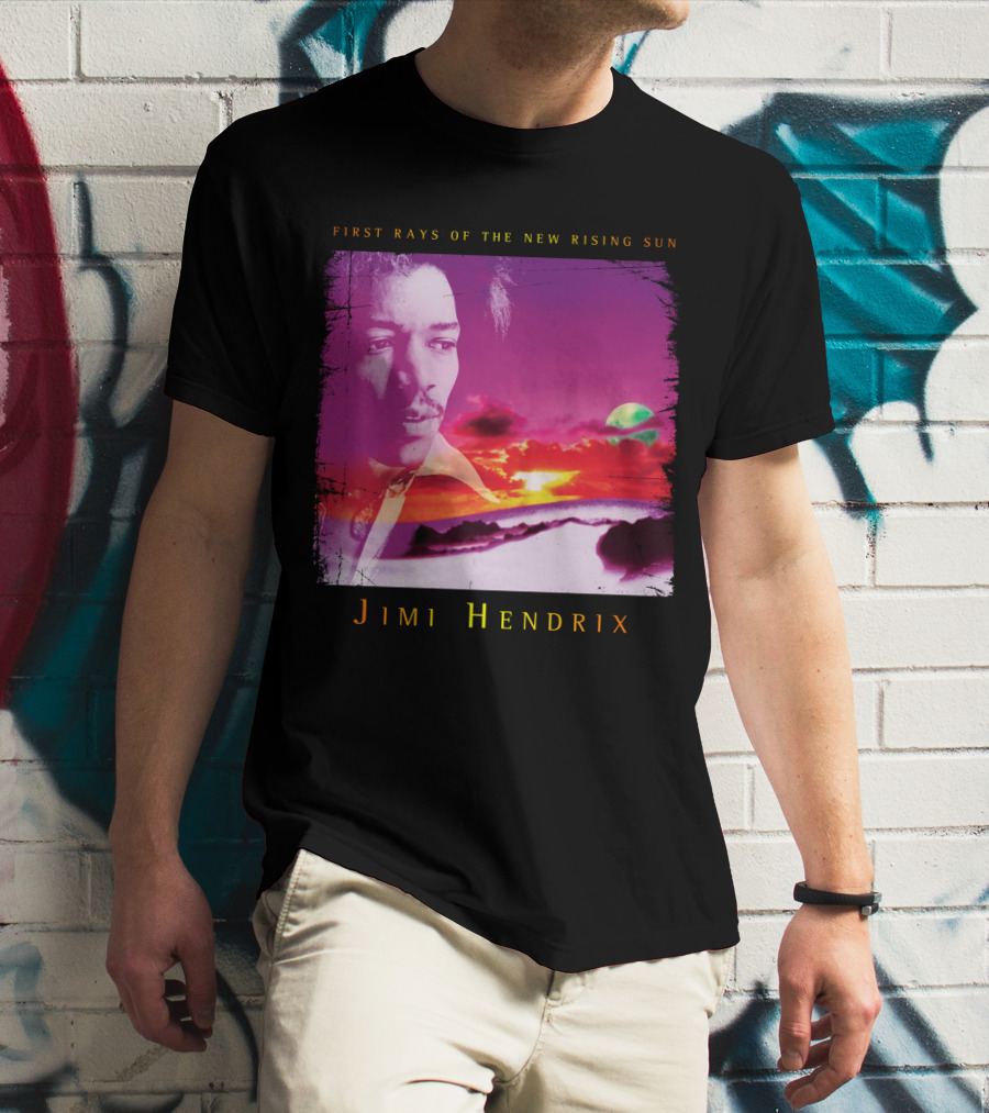 Jimi Hendrix First Rays Of The New Rising Sun Sunset T-Shirt