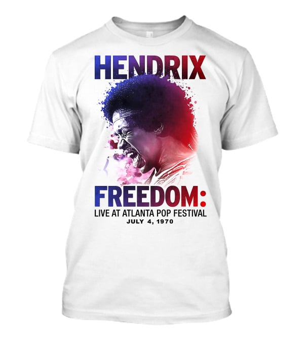 HENDRIX FREEDOM LIVE AT ATLANTA POP FESTIVAL JULY 4 1970 T-Shirt