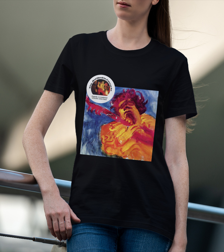 The Jimi Hendrix Concerts Digitally Re-Mastered Includes Extra Track T-Shirt
