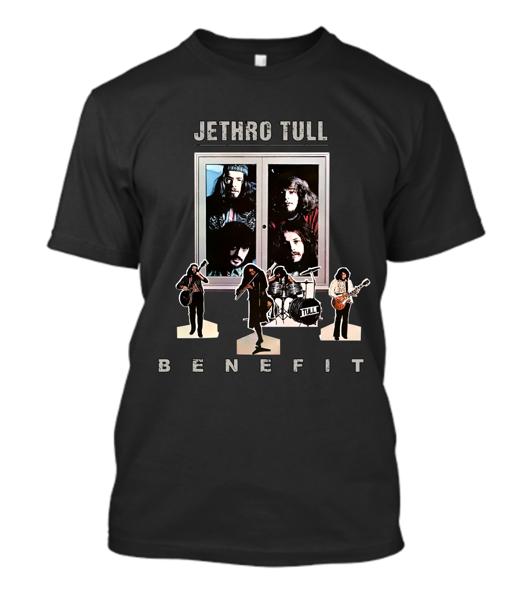 Jethro Tull Benefit Band Album Cover T-Shirt