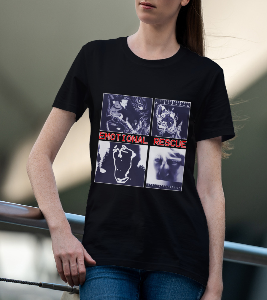 Emotional Rescue Album Cover Art Quadrants T-Shirt