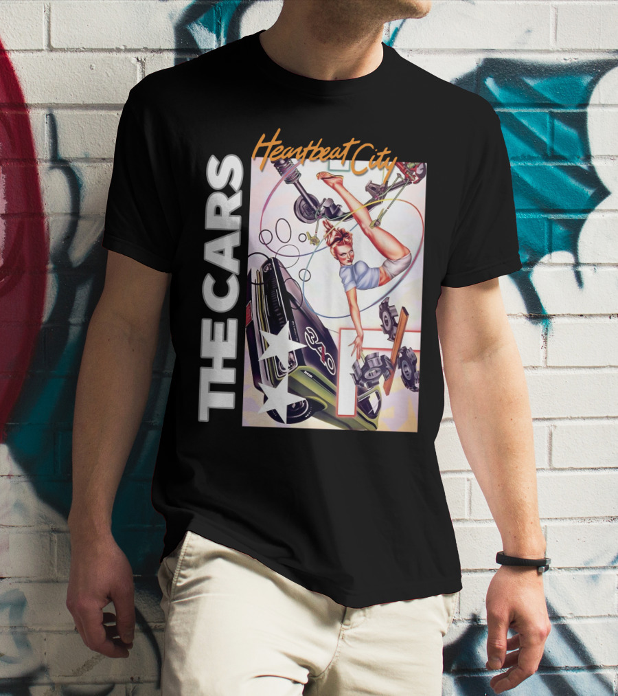 The Cars Heartbeat City 340 Retro T-Shirt