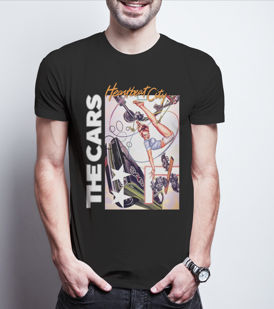 The Cars Heartbeat City 340 Retro T-Shirt