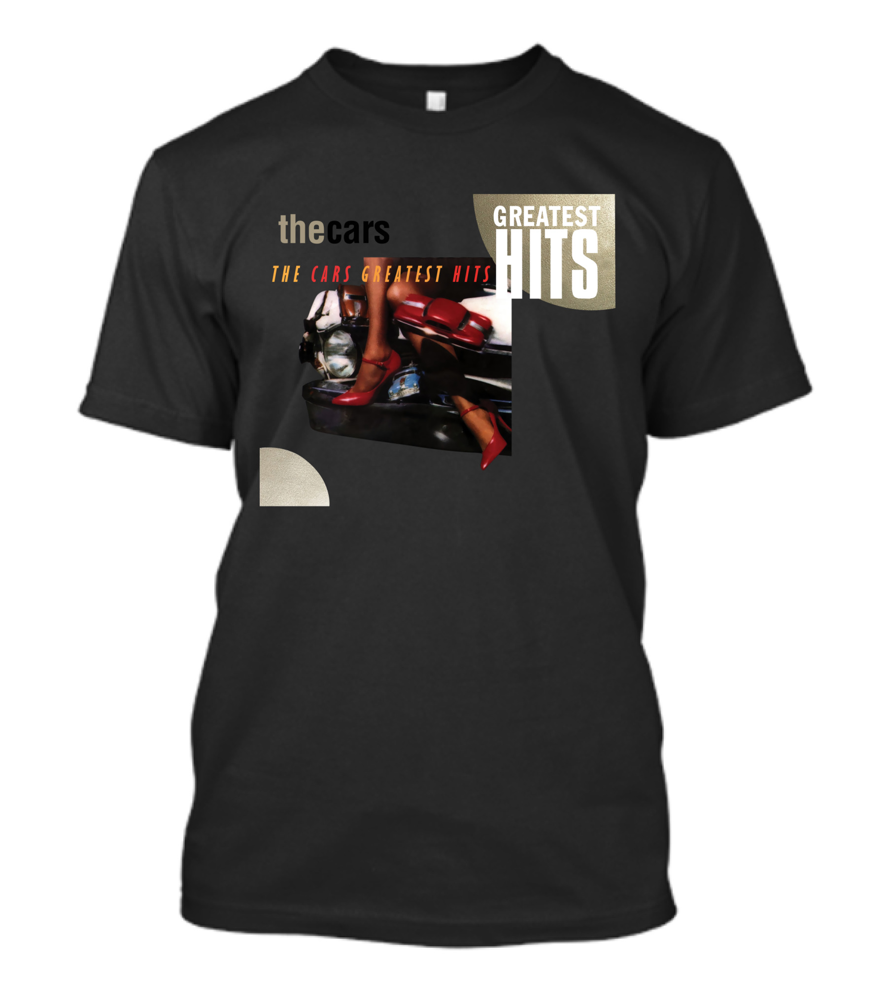 The Cars Greatest Hits Album Cover Retro T-Shirt