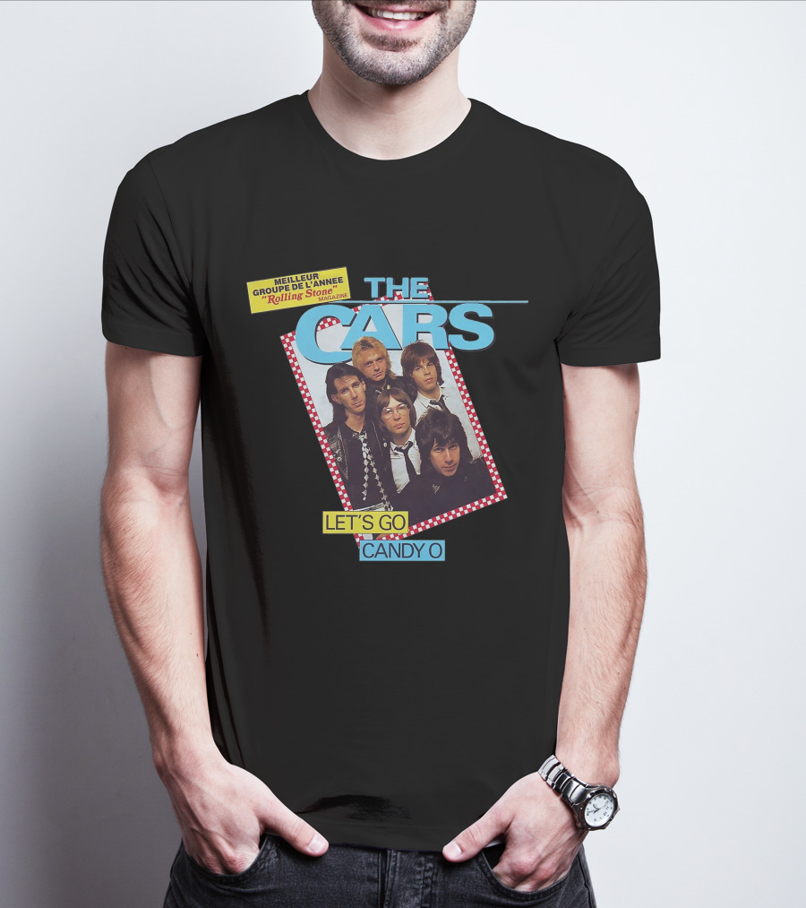 The Cars Let's Go Candy O Rolling Stone Magazine T-Shirt