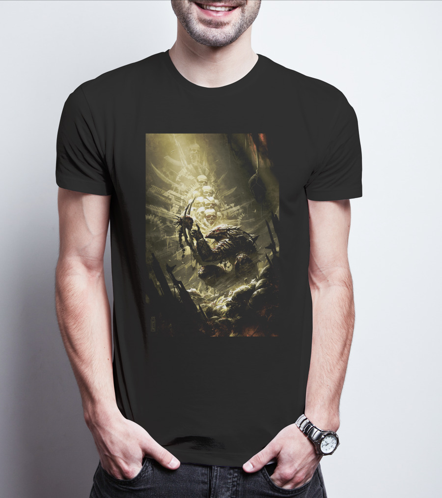 Predator Skull Throne Concept T-Shirt