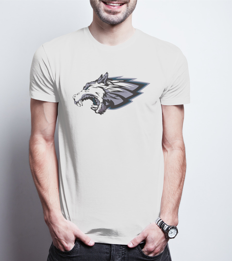 Eliot Shorr-Parks Darren Grimes X Eagles Wolf Head Wings T-Shirt