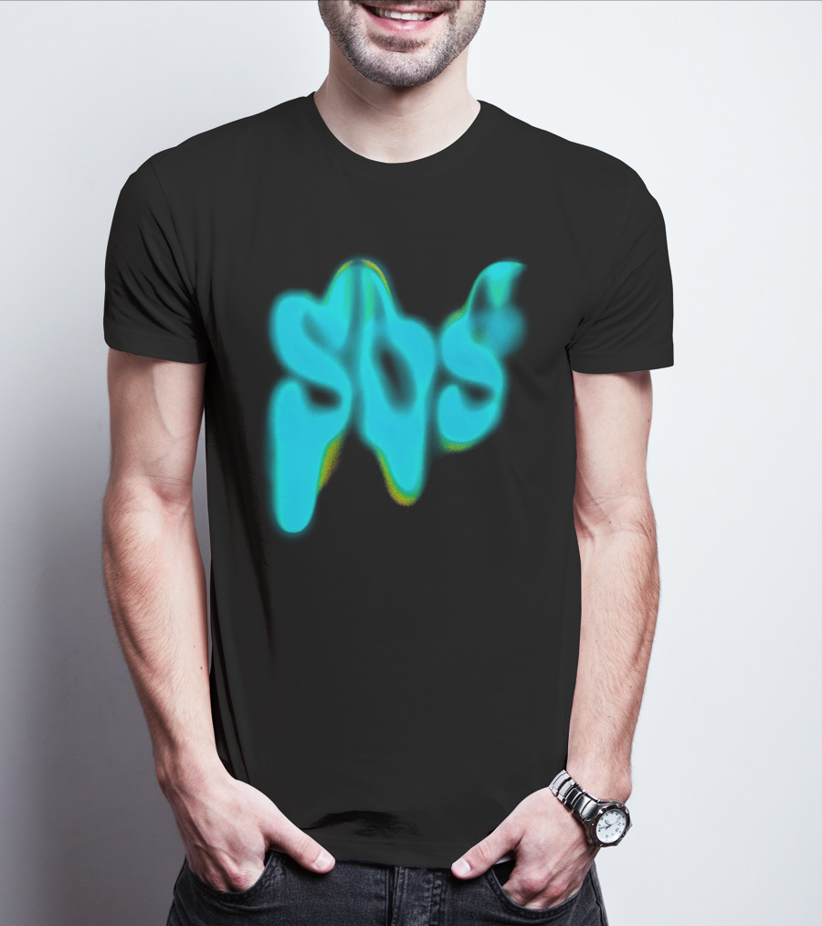 Sza SOS Neon Glow Image T-Shirt