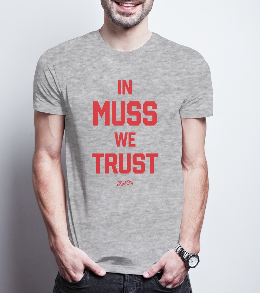 In Muss We Trust Rock City Grey T-Shirt