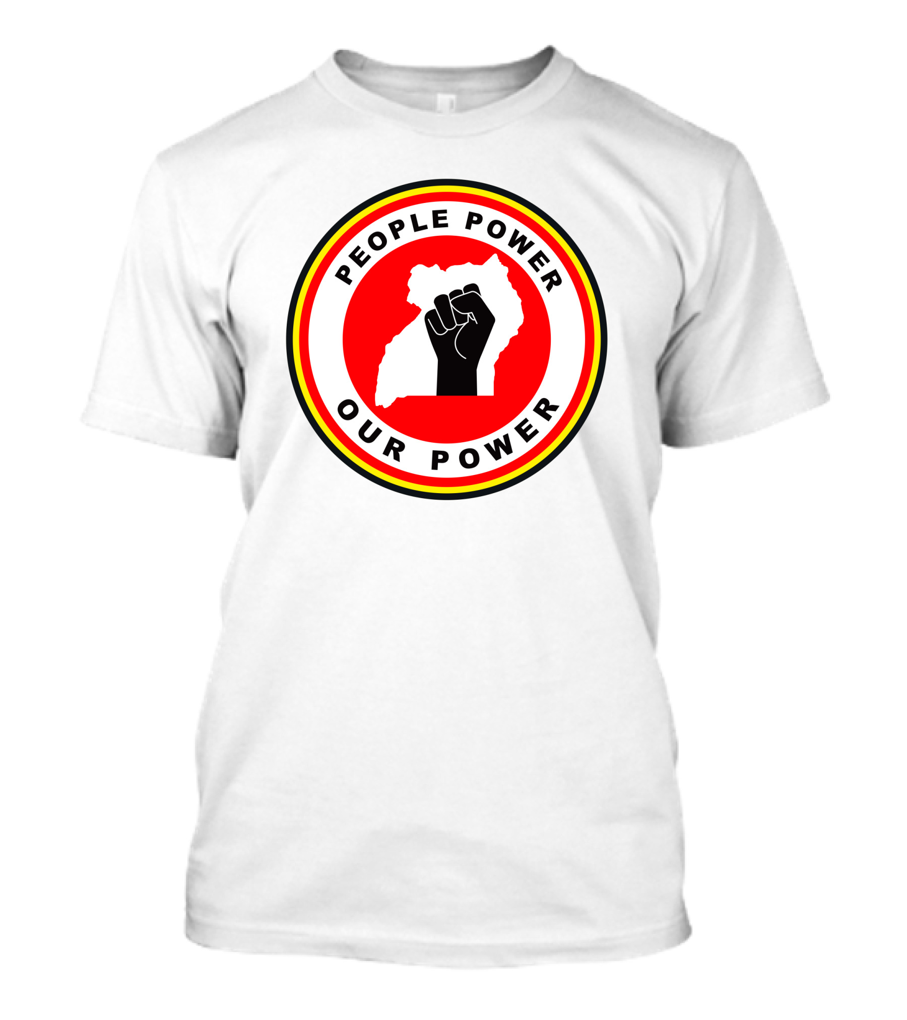 People Power Our Power Uganda Fist T-Shirt
