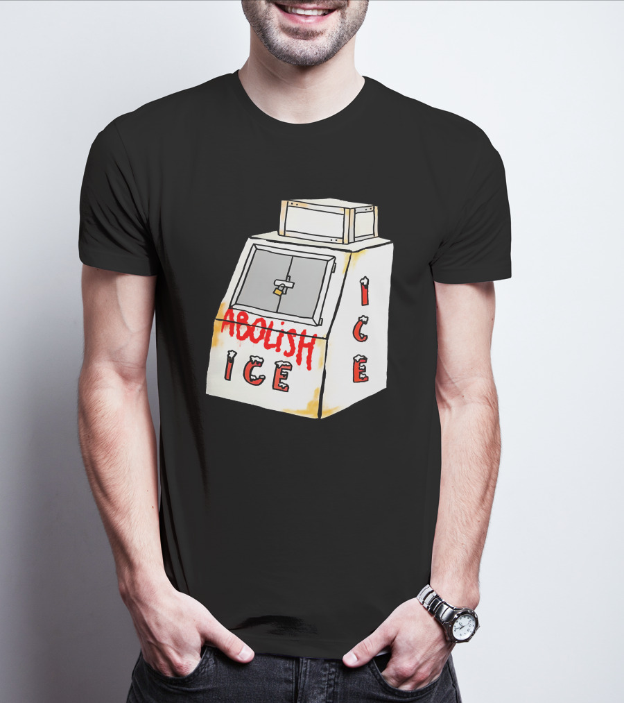 Abolish Ice Aoc Merch Ice Vending Machine T-Shirt