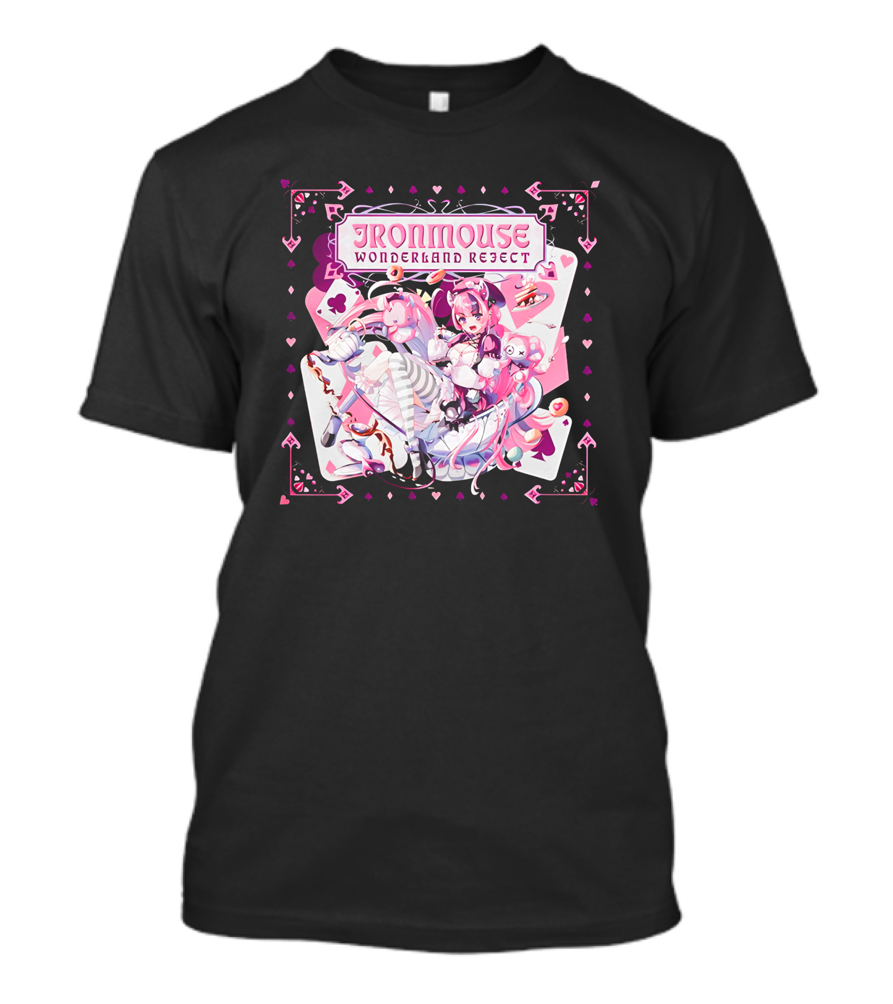 Ironmouse Wonderland Reject Alice-Inspired Fantasy Adventure T-Shirt
