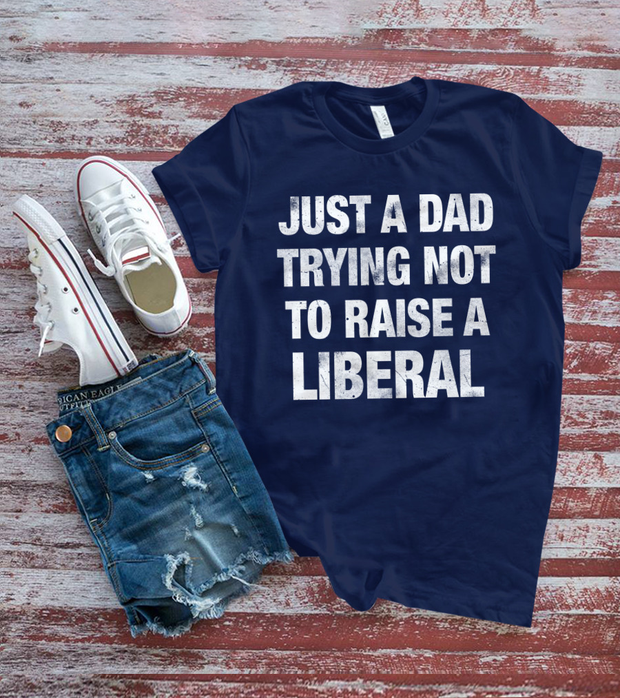 Zeek Arkham Just A Dad Trying Not To Raise A Liberal T-Shirt