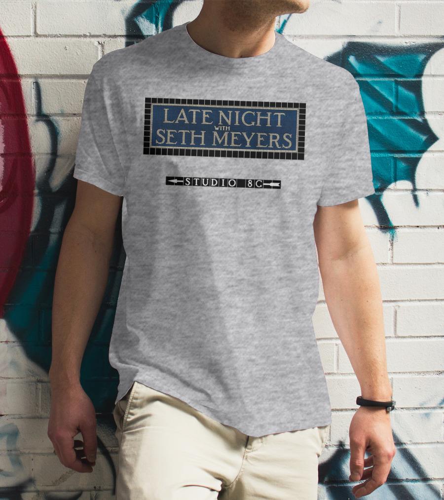 Late Night With Seth Meyers Studio 8G Subway T-Shirt