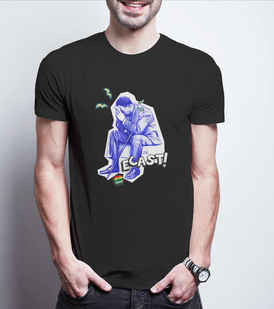 Enil Ecast Ghana Sitting Figure T-Shirt