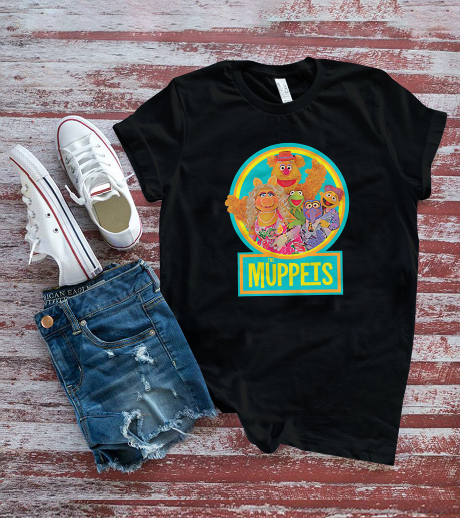 The Muppets Fozzie Miss Piggy Kermit Gonzo Animal T-Shirt
