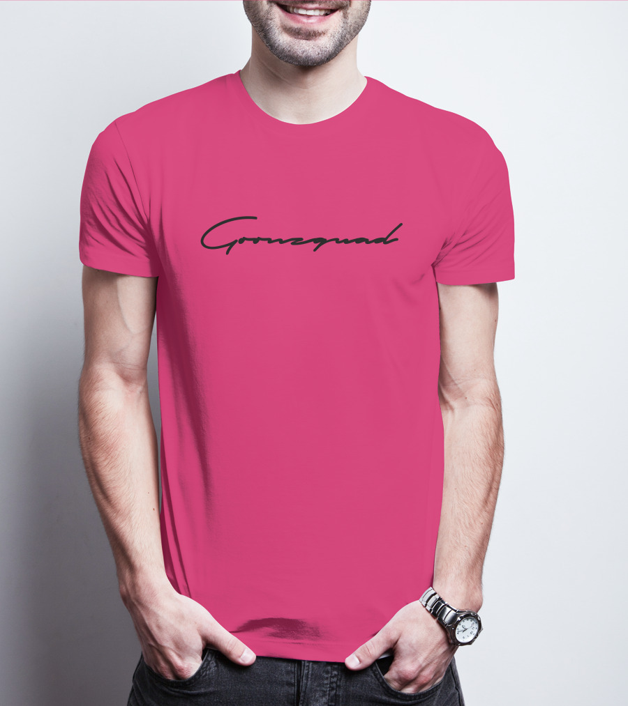 Cursive Goonzquad Red Lettering T-Shirt