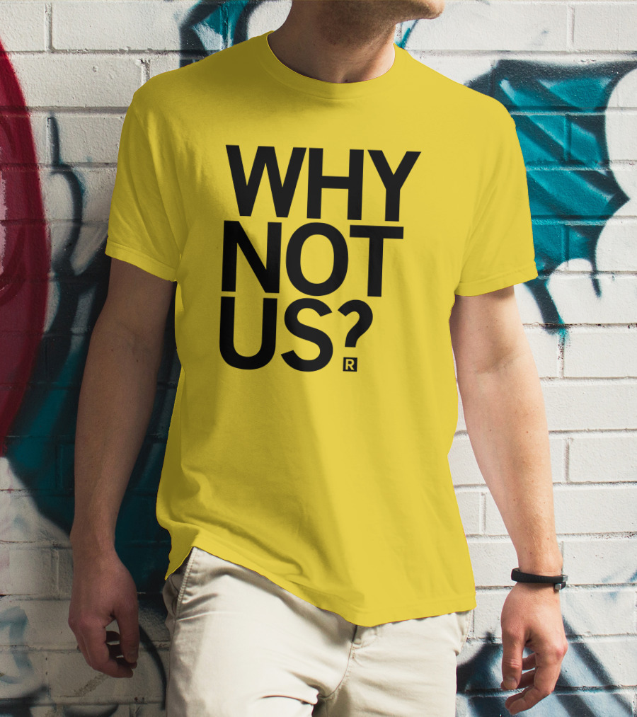 Holly Rowe Raygun Why Not Us? Gold T-Shirt