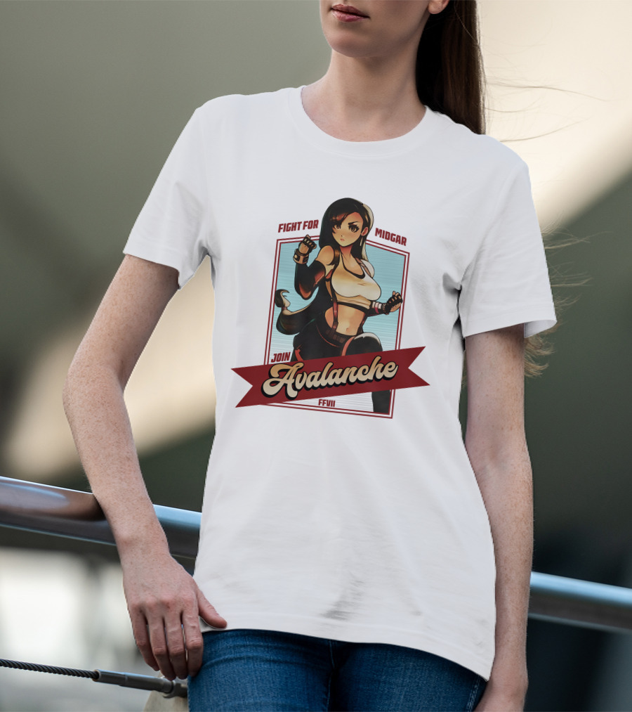 Fight For Midgar Join Avalanche FFVII T-Shirt