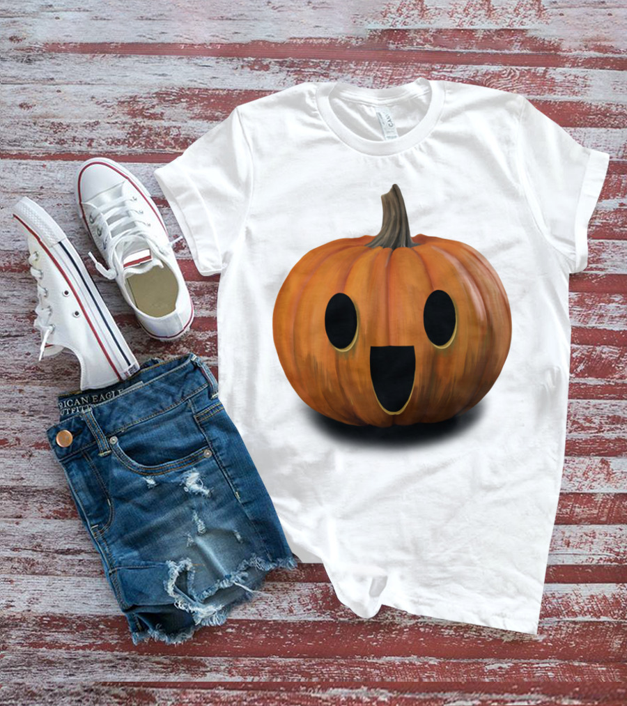 Halloween Pumpkin Scary Evil Cute T-Shirt