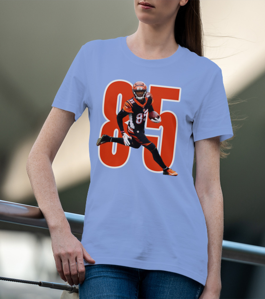 Tee Higgins 85 NFL Football Bengals Player T-Shirt