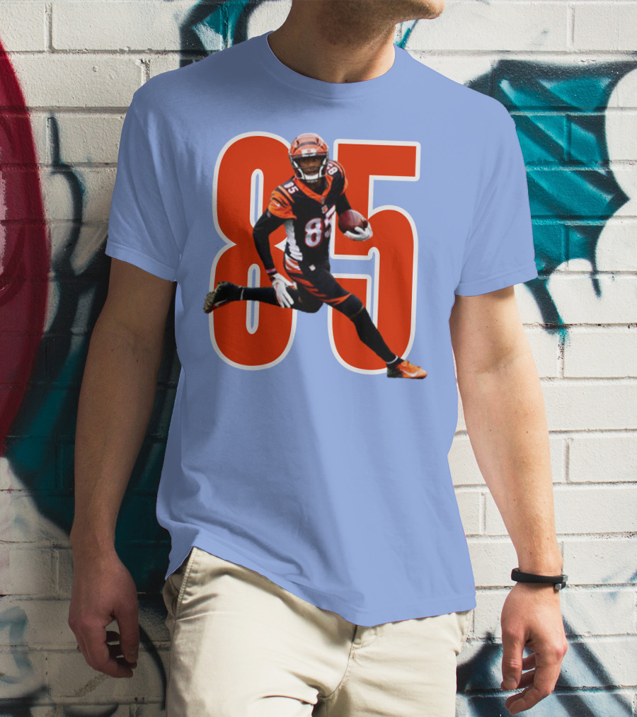 Tee Higgins 85 NFL Football Bengals Player T-Shirt