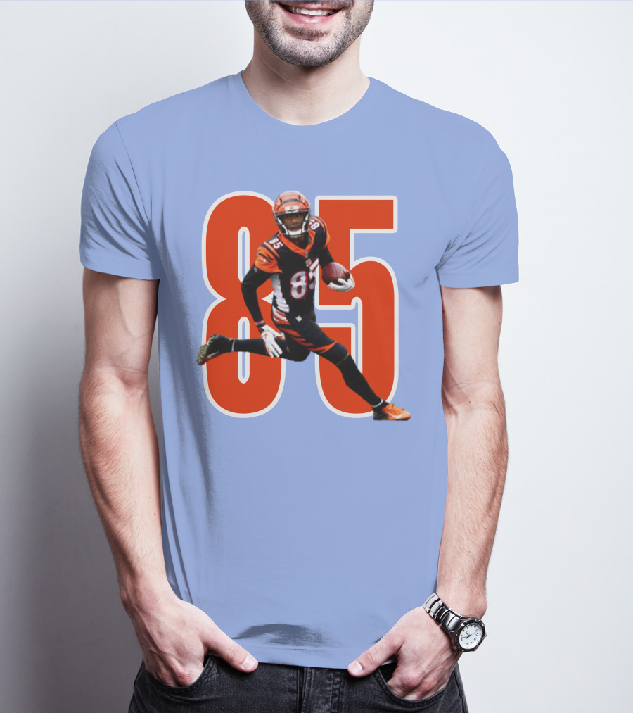Tee Higgins 85 NFL Football Bengals Player T-Shirt