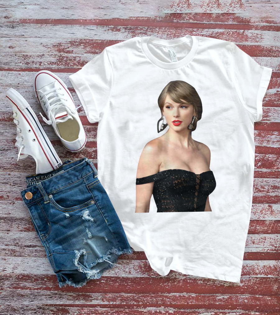 Taylor Swift Black Dress Elegant Look T-Shirt
