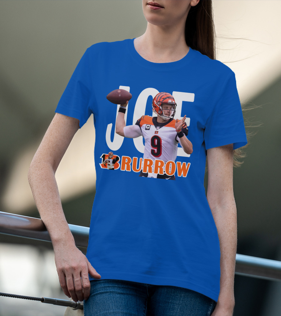 JOE BURROW Bengals Quarterback NFL Football T-Shirt