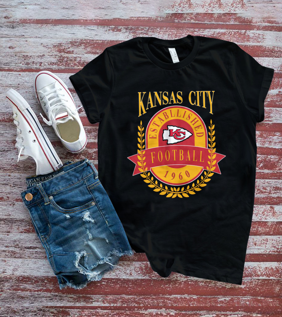 Kansas City Chiefs Established Football 1960 T-Shirt