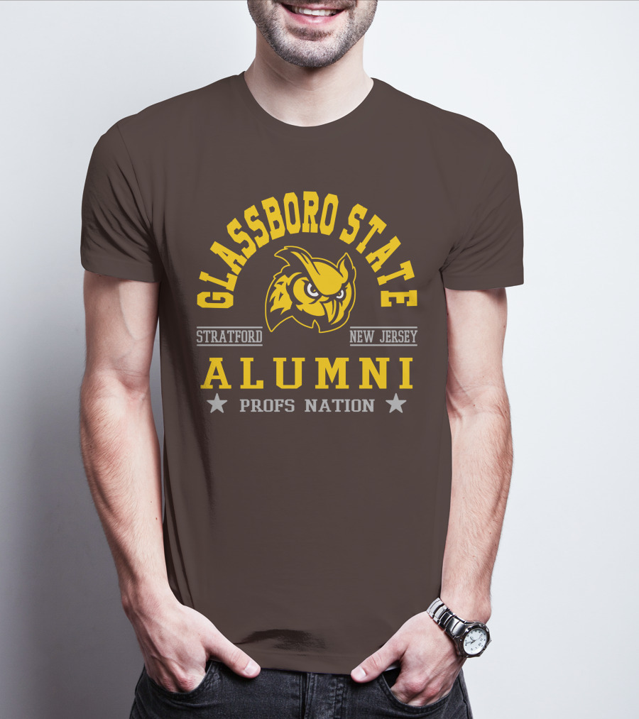 Glassboro State New Jersey Alumni Profs Nation Stratford Owl T-Shirt