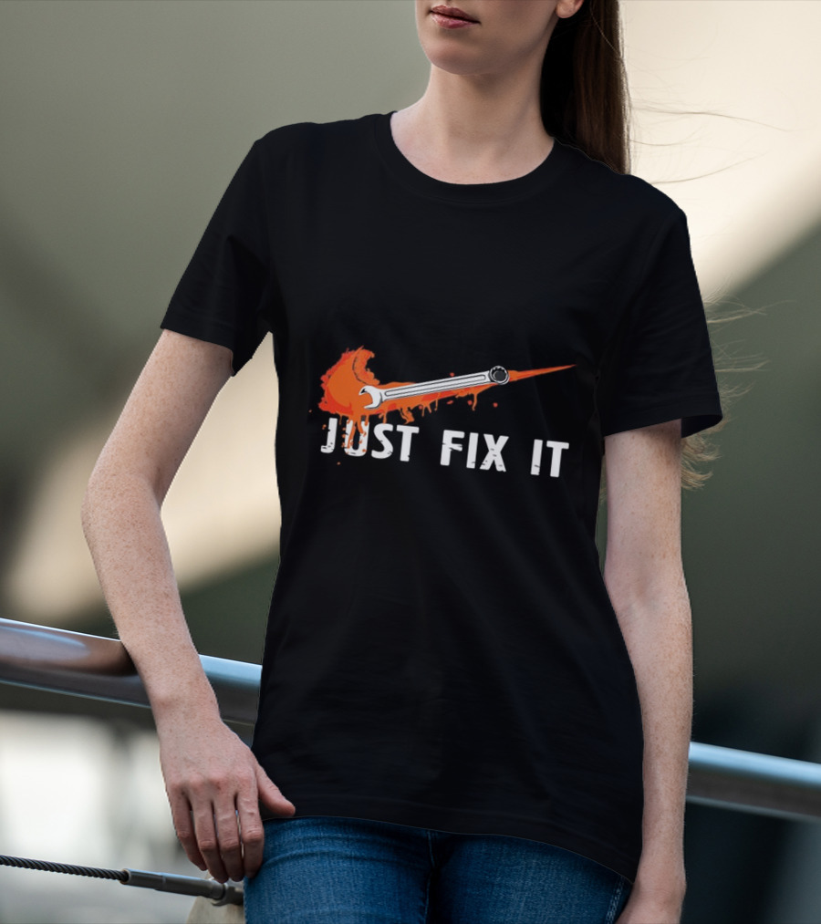 JUST FIX IT Wrench Splash T-Shirt