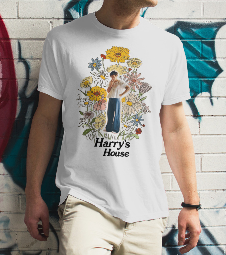 Harry's House Floral Setting With Standing Figure T-Shirt
