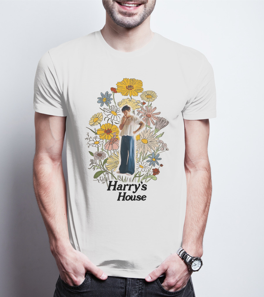 Harry's House Floral Setting With Standing Figure T-Shirt