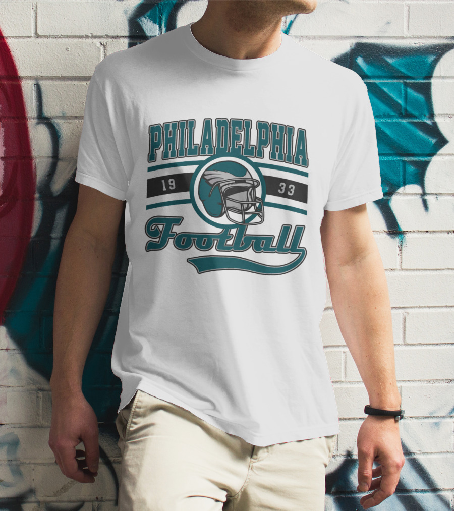Philadelphia Football 1933 Helmet T-Shirt