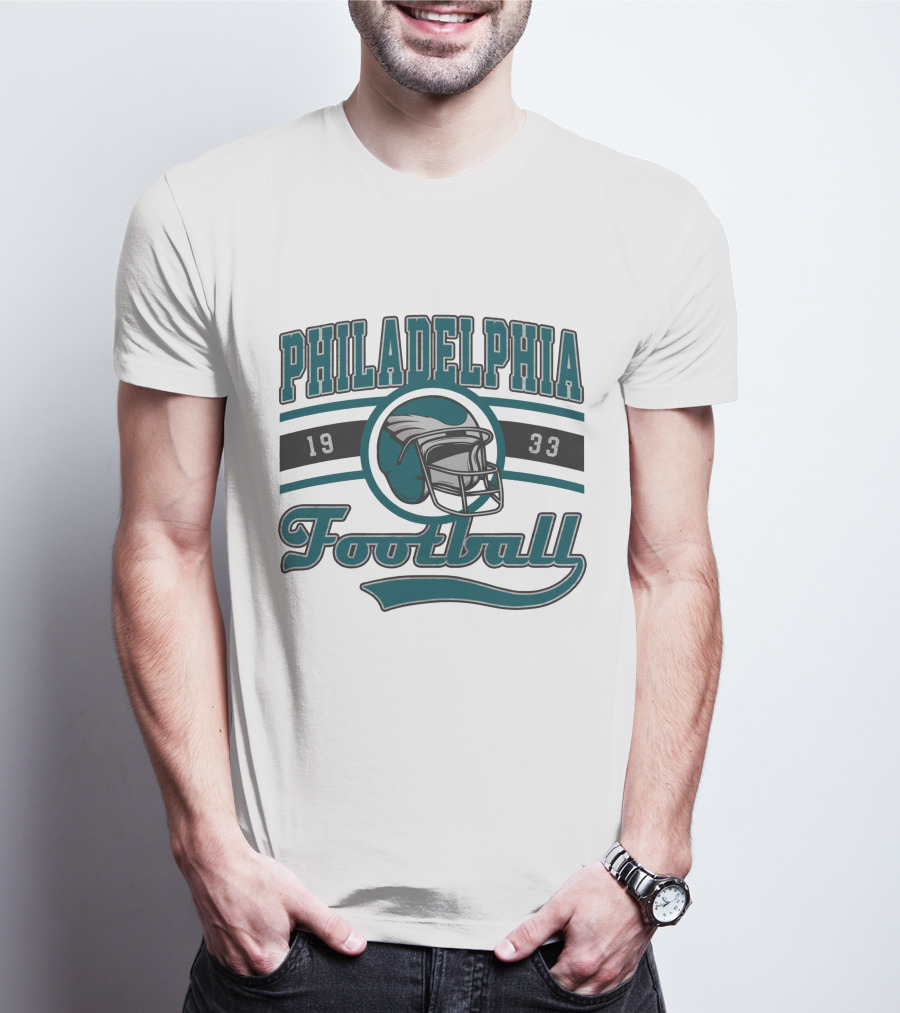 Philadelphia Football 1933 Helmet T-Shirt