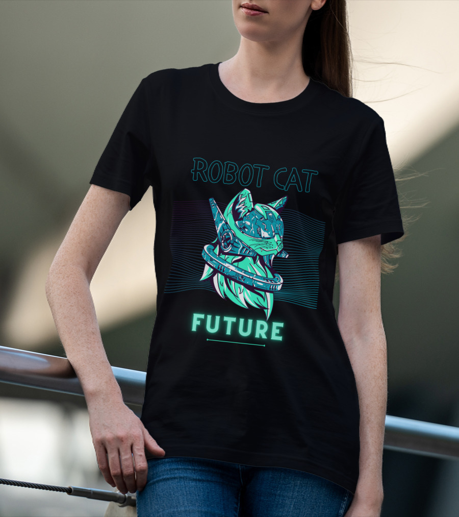 ROBOT CAT FUTURE T-Shirt