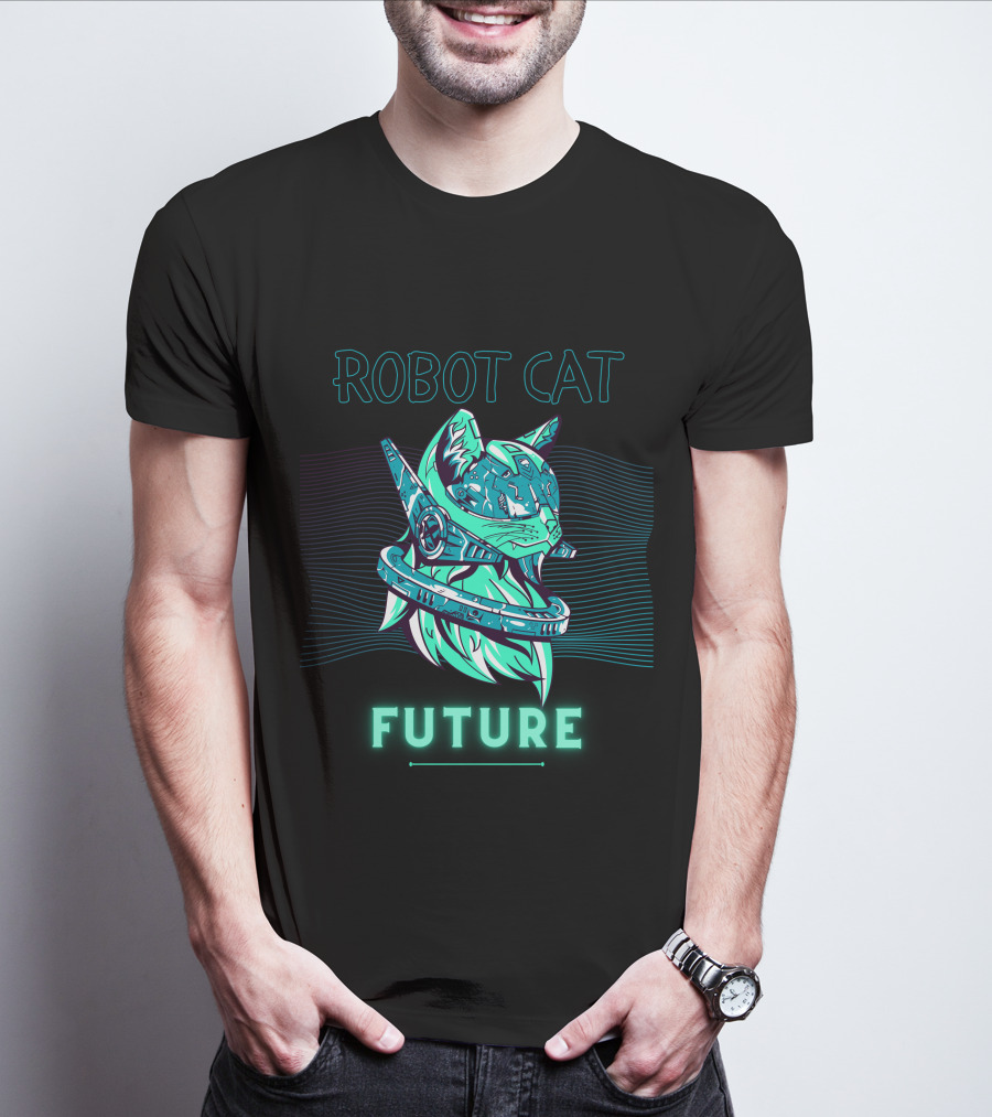 ROBOT CAT FUTURE T-Shirt