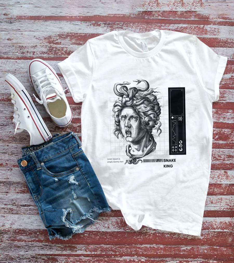 Medusa Snake King T-Shirt