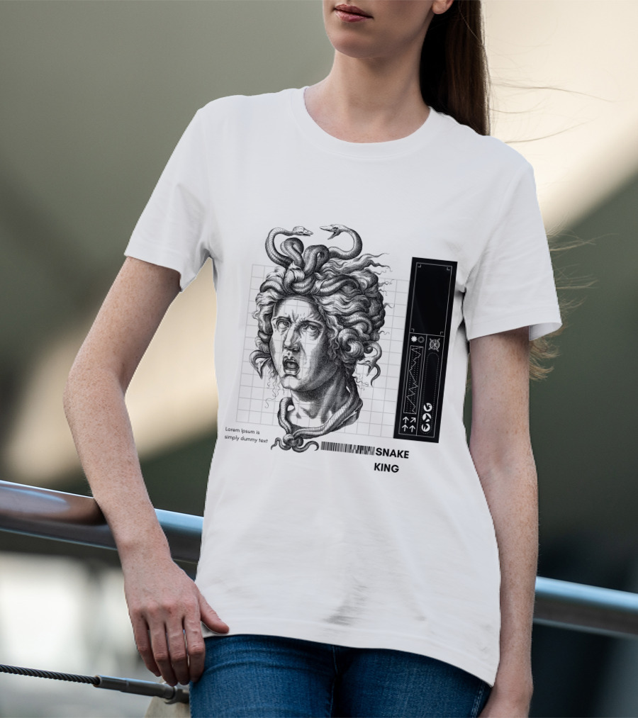 Medusa Snake King T-Shirt