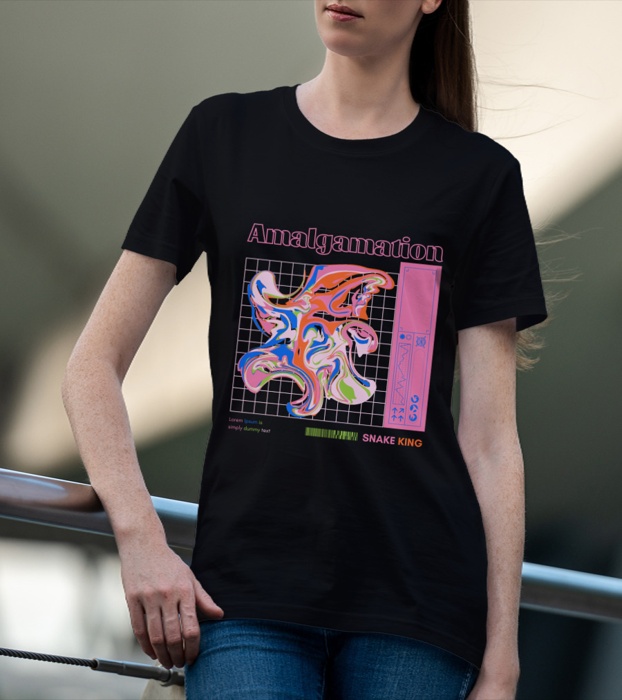 Amalgamation Snake King Distortion T-Shirt