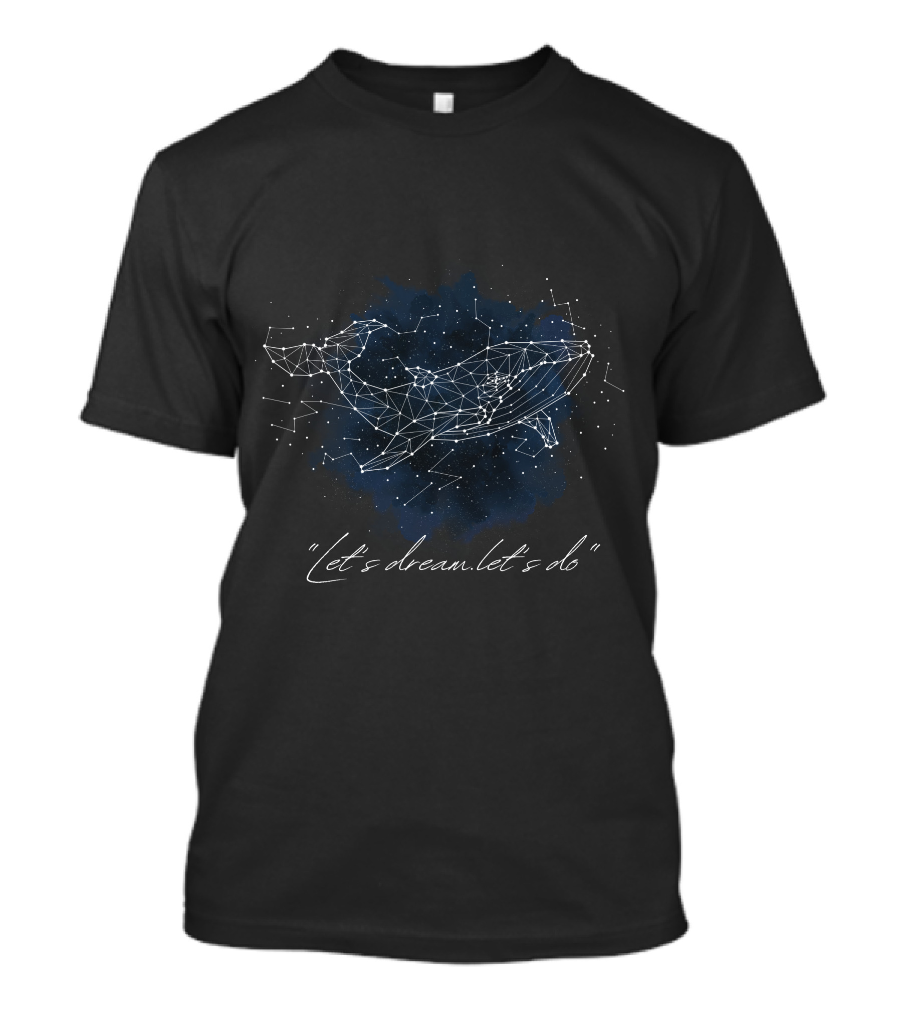 Let's Dream Let's Do Whales And Stars T-Shirt